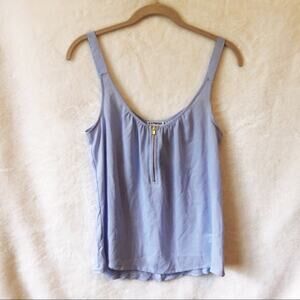 Express Lavender Front Zip Tank